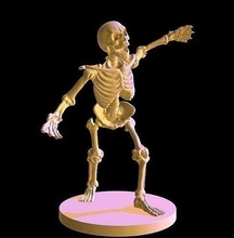 fantasía humano esqueleto rol muertos vivientes juegos guerra masculino escultura miniatura martillo warhammerfantasy nomuerto calabozos dragones rastreador mazmorras arte esculturas 3d print model - Mito3D