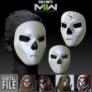 farah operador máscara deber moderno guerra 2 zona karim fantasma mw mw2 bacalao ps4 xbox pase juego juegos juguetes 3d print model - Mito3D