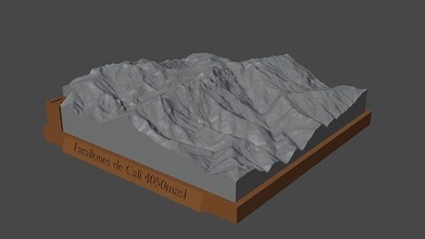 scogliere cali montagna paesaggio vulcano terreno ambiente natura fotogrammetria elevazione dem scienza 3d print model - Mito3D