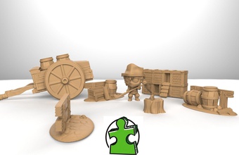 agriculteur collection jeux-jouets accessoires des jeux de société chibis les miniatures jouets jeu 3d print model - Mito3D