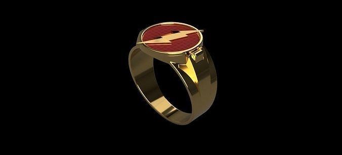 pena cw destello anillo serie superhéroe dc pasatiempo bricolaje diy 3d print model - Mito3D