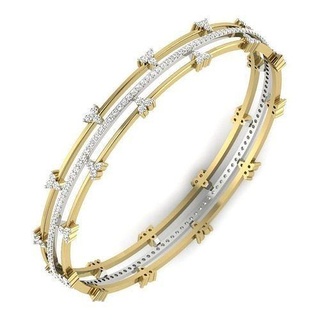 fashion bangles bracelets gold bangle jewelry silver printable jewel jewellery wedding gem bracelet 3d print model - Mito3D