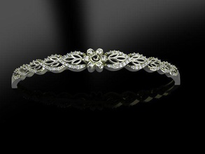 moda braccialetto gioielleria oro argento squillare diamante stampabile gioiello cad sterlina gemma bianca engagement zaffiro pendente collana vintag braccialetti 3d print model - Mito3D