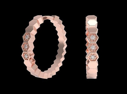 moda brincos Chaumet abelha amar joalheria Projeto ouro imprimível incondicional anel femininos jóias diamante noivado beleza Canadá Israel França 3d print model - Mito3D