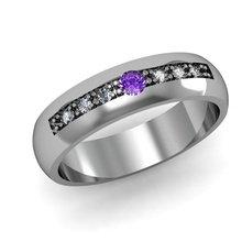 de mode bague fiançailles bijoux imprimable exclusif or la mariage gem rhiho cad cnc femme joyau les anneaux en diamant d'argent 3d print model - Mito3D