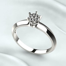 moda anello d'oro rhino gioielli stampabile 3dprint stampa ring di nozze matrimonio fidanzamento diamanti gioiello oro diamante gemma tiffany in bianco anelli 3d print model - Mito3D