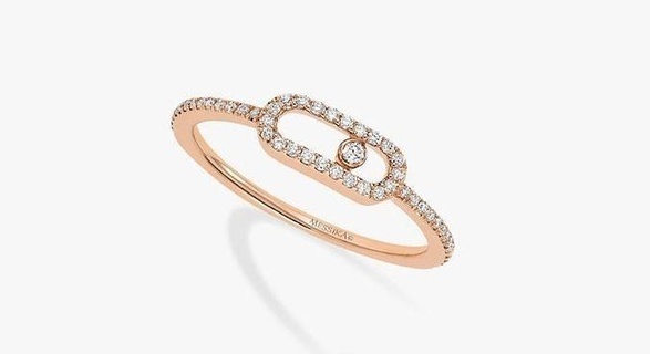 Mode Messika Ring 3dm stl Formate Schmuck Diamanten Diamant brend brendring Design Luxus Gold Ringe USA Frankreich Kanada Thailand Japan Philippinen Messegelände 3d print model - Mito3D