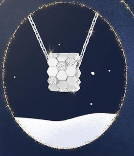 fashion pendant chaumet bee love stl format jewelry gold silver printable necklace diamond pendants earring beauty brillant modeling australia europe korea thailand france 3d print model - Mito3D