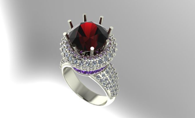 anneau de mode bijoux l'anneau la imprimable engagem les anneaux 3D print model - Mito3D