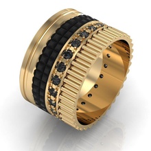 Mode-ring Schmuck diamond bedruckbar ist ring famale Ringe cad Hochzeit Edelsteine brillant exklusiv Mode gold rhiho cnc Diamant-ring 3d print model - Mito3D