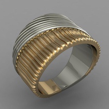 fashion ring jewelry diamond printable cad engagement gems female women exclusive 3dm stl obj zbrush gold rhino cnc rings 3d print model - Mito3D