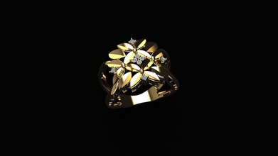 Mode-ring Schmuck Ringe gold engagement Mode Hochzeit Damen indian Türkisch Türkei pakistan american bedruckbar ist genial Diamant-ring diamond weiblich sterling Juwel 3d print model - Mito3D