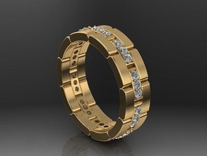 moda squillare gioielleria fatemehkokabi moderno argento gemma brillante oro diamante bellezza pendente collana orecchino braccialetto rubino diamant 3d print model - Mito3D