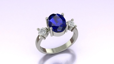 fashion ring 3d print model jewelry gold engagement wedding silver jewel diamond platinum white gem models rings 3d print model - Mito3D
