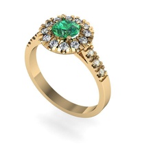 fashion ring gems jewelry diamond printable cad engagement female women exclusive 3dm stl obj zbrush gold cnc rhino rings 3d print model - Mito3D