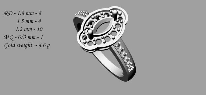 fashion ring stl file sale fashionring stlfile cadfile 3dmodel ringsize latest 3dmfile jewelry rings printable 3d print model - Mito3D