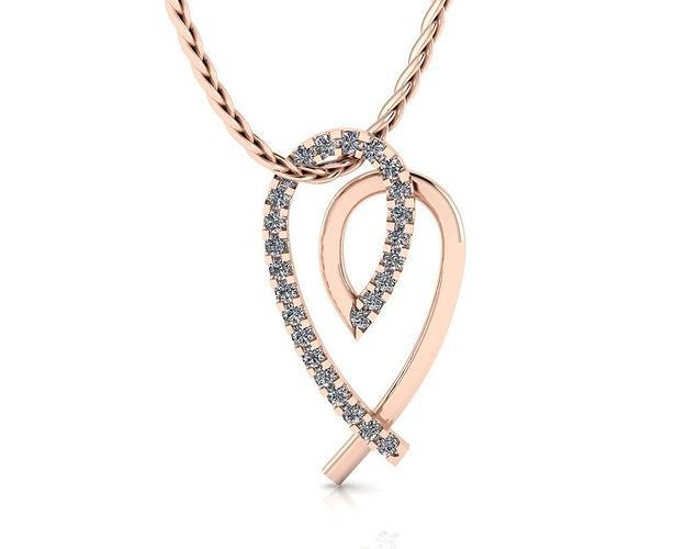 mode calcul pendentif bijoux or argent pendentifs imprimable diamant bijou collier platine gemme luxe colliers brillant punasaraj beauté 3D print model - Mito3D