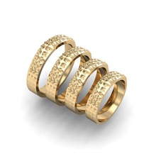 la mode inhabituel de l'anneau bijoux imprimable exclusif or mariage gem rhiho cad cnc femme joyau les anneaux 3d print model - Mito3D