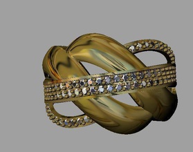 moda KADIN yüzük takı altın gümüş elmas yazdırılabilir mücevher nişan düğün sterlin platin kolye angagem parlak 3d print model - Mito3D
