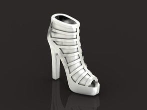 fashionable pendant womens shoes boots glamour boot fashion stylish heel damen femme jewelry pendants 3d print model - Mito3D