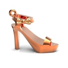 moda şık kolye KADIN ayakkabı sandalet 439 altın Kadın kız çizme bot modaya uygun topuk takı 3d modelleme yaratıcı tasarım 3d print model - Mito3D