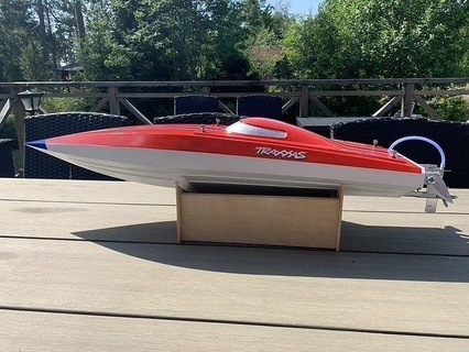 rápido rc barco 80cm rcboat controlado radio pasatiempo bricolaje diy juguetes vehículo 3dprinting lancha rapida modelo 3d print model - Mito3D
