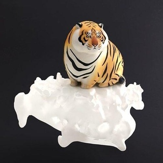 fat tigre nuage sculpture poupée collection imprimable art scans répliques 3d print model - Mito3D