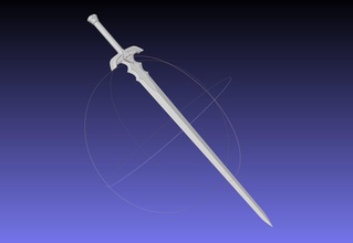 fate astolfo sword printable assembly 3d printing replica costume cosplay anime fantasy blade grand order games toys 3d print model - Mito3D