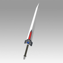 fate extra grand order saber brave sword ccc elizabeth bathory cosplay prop replica props hobby diy 3d print model - Mito3D