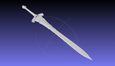 fate mordred sword printable assembly 3d printing costume cosplay replica fantasy anime blade saber games toys 3d print model - Mito3D