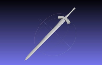 fate saber excalibur sword printable assembly 3d printing 3d printable assembly sword fantasy blade fate fate stay night fate grand order saber fate saber excalibur saber sword anime replica costume cosplay fantasy sword games toys games toys 