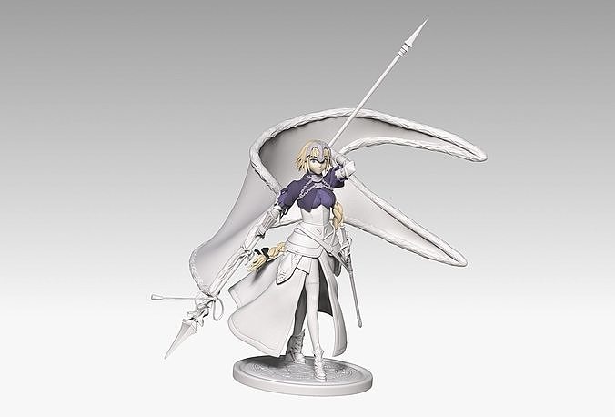 kader dizi cetvel jeanne fgo heykeller anime oyuncaklar karakter koleksiyon sanat şekil oyunlar 3D print model - Mito3D