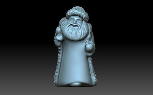 father christmas santa claus snowman winter snowflake newyear frosty figurine art character sculptures 3d print model - Mito3D