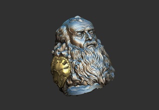 father time ring greek goods sculpture jewelry statue olympians religion myth neptune sparta olympus helinck mythology rings legend jupiter cnc 3d print model - Mito3D