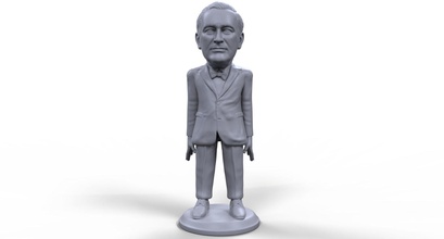 fdr stylized high quality 3d printable miniature games-toys man people art figure character figurine statue board game franklin delano roosevelt leader president ww2 usa american politician tabletop human sculpture games toys 3d print model - Mito3D