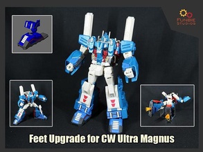 feet upgrade transformers combiners wars ultra magnus combiner games toys 3d print model - Mito3D