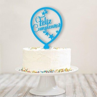 feliz cumpleanios pastel sombrero copa fiesta evento aniversario contento cumpleaños partido torta cumple Arte señales logos 3d print model - Mito3D