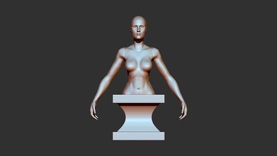 female 3d print mannequin character fashion woman human clothing body girl head anatomy men pant sweater dummy suit mall pullover store torso beauty art sculptures 3d print model - Mito3D