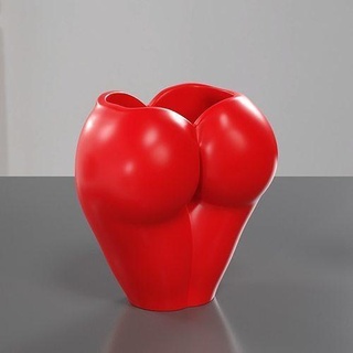 femmina corpo cuore pianta pentola vaso porta penna umano Casa arredamento 3d print model - Mito3D