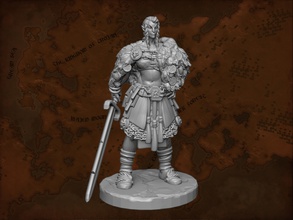 female giant games-toys 28mm ironwolfart other tabletop figurine fantasy minature miniature 3d printing collectable wargaming dnd warhammer games toys miniatures figurines 3d print model - Mito3D