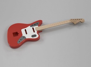 fender jaguar 1964 guitar cad model electric luthier cnc hobby diy 3d print model - Mito3D