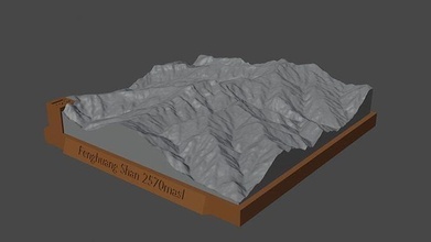 fenghuang Shan Berg Landschaft Vulkan Terrain Umgebung Natur Photogrammetrie Elevation Wissenschaft 3d print model - Mito3D