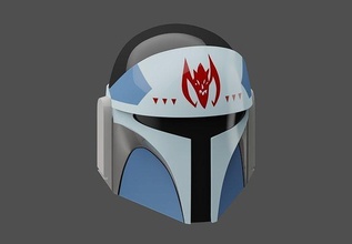 fenn rau helmet 3d print files stl - star wars rebels protector of concord dawn stormtrooper mandalorian props clone bad batch hobby diy 3d print model - Mito3D