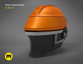fennec shand helm zubehör attentäter cosplay kostüm fenek film galaktisch maske replik republik größe star stl universum krieg kriege tragbar spiele spielzeuge 3d print model - Mito3D