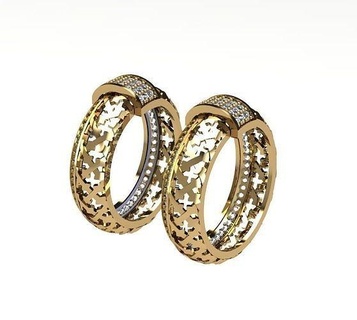 öfke yüzükler mücevher altın yüzük takı gümüş elmas düğün moda beyaz angagem nişan kolye güzellik bilezik 3d print model - Mito3D
