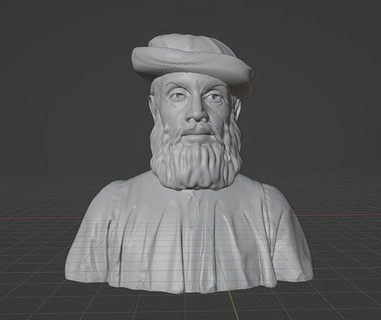 Fernando Magallanes Marco Polo explorador James Cook Capitán Cristobal colon amerigovespuci inventor comerciante Arte esculturas 3d print model - Mito3D