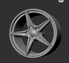 ferrari 458 italia oem rims 3d print ready model hotwheels diecast wheels hobby diy automotive miniature car wheel 3d print model - Mito3D