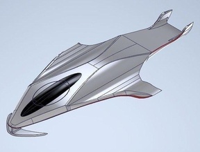 ferrari astronave aeronave vuelo vehículo espacio avión formula1 viaje jet volador nave estelar estrellas Ciencias Ingenieria ciencia ficción astronauta futuro diseño 3d print model - Mito3D