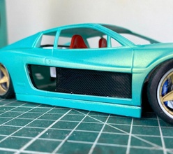 Ferrari Testarossa 512 Benutzerdefiniert Schaufeln 512tr Schema Rahmen Modell Spiele Spielzeuge 3d print model - Mito3D