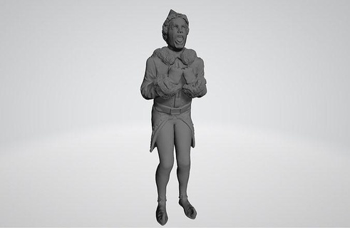 Ferrell elf Sanat Noel iradeli Baba küçükelf kış heykel Vesika adam moda iç kardan cüce cin tale peri Christma heykeller 3d print model - Mito3D